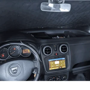 Rideaux isothermes occultants pour Dacia Dokker avec double porte, modèle MaxCampBox, conçus pour le pare-brise et le tableau de bord des vans aménagés et camping-cars
