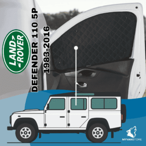 Isolants thermiques occultants Land Rover Defender 110 5P 1983-2016