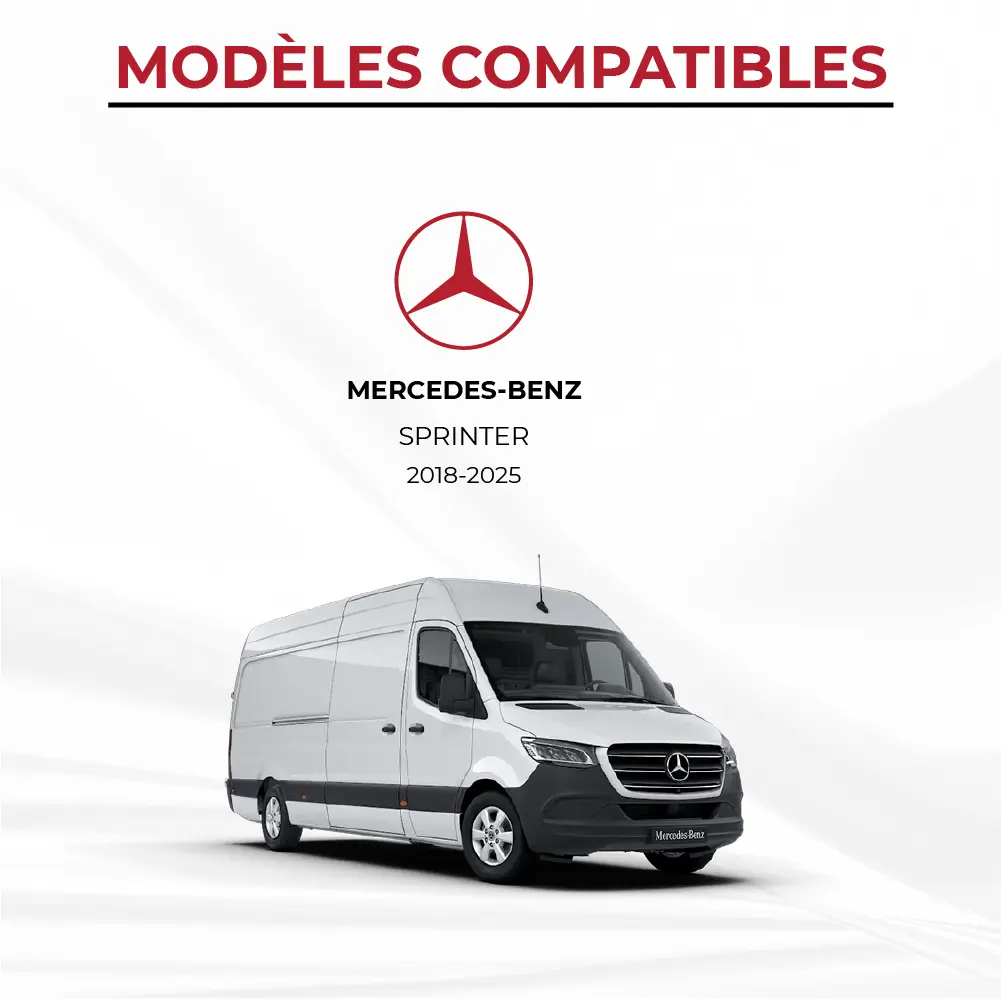 Materasso anteriore per cabina Mercedes Sprinter III dal 2019 MyVanStore progettato per van allestito e camper, ideale per offrire un posto letto confortevole e ottimizzare lo spazio tra i sedili anteriori
