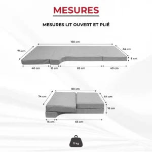 Materasso anteriore per cabina Mercedes Sprinter III dal 2019 MyVanStore progettato per van allestito e camper, ideale per offrire un posto letto confortevole e ottimizzare lo spazio tra i sedili anteriori