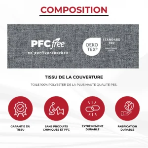 Matelas avant pour cabine Volkswagen Crafter et MAN 2017 2022 MyVanStore conçu pour van aménagé et camping car afin d’offrir un couchage confortable et optimiser l’espace intérieur