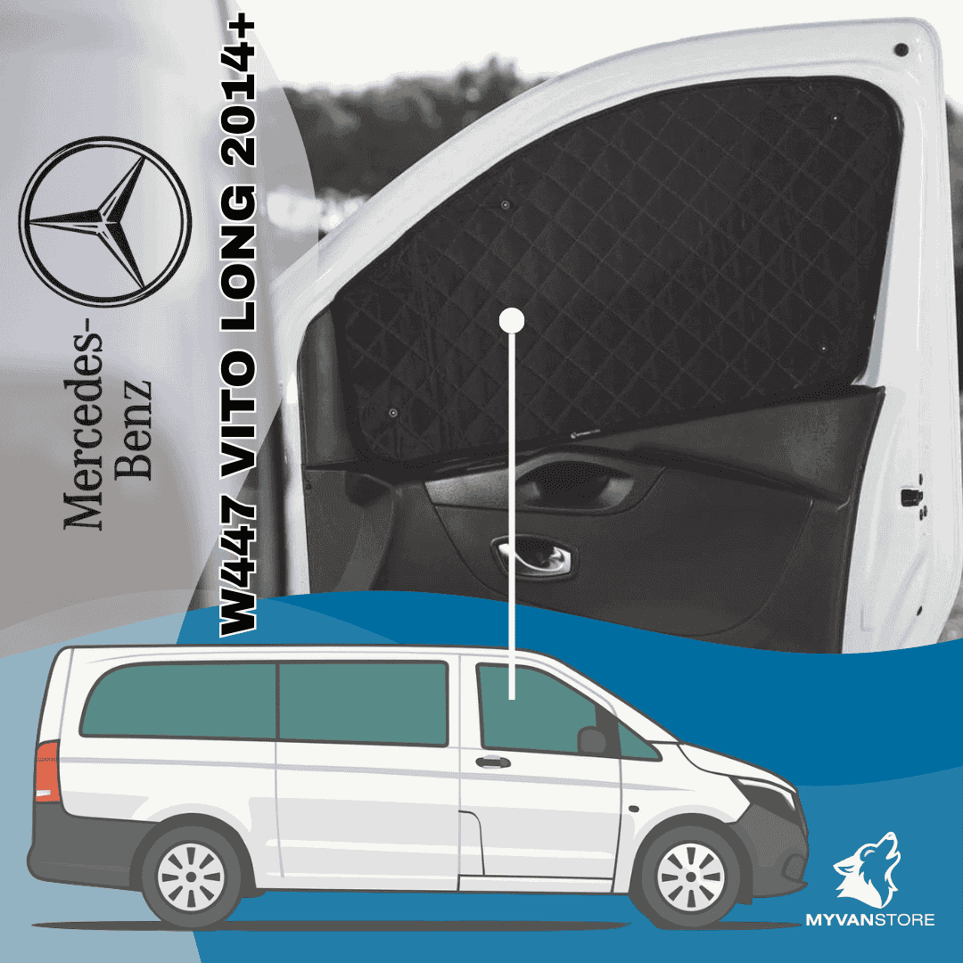 Isolants thermiques occultants Mercedes Benz W447 Vito Long 2014+