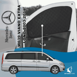 Isolants thermiques occultants Mercedes Benz W639 Viano Extra Long 2003-2014