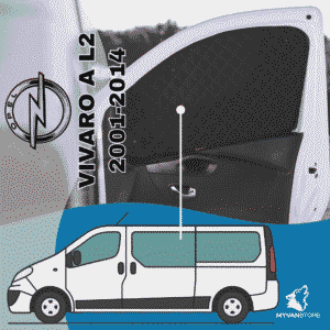 Isolants thermiques occultants Opel Vivaro A L2 2001-2014