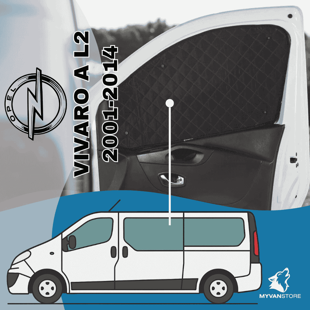 Isolants thermiques occultants Opel Vivaro A L2 2001-2014