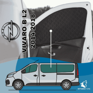 Isolants thermiques occultants Opel Vivaro B L2 2014-2018