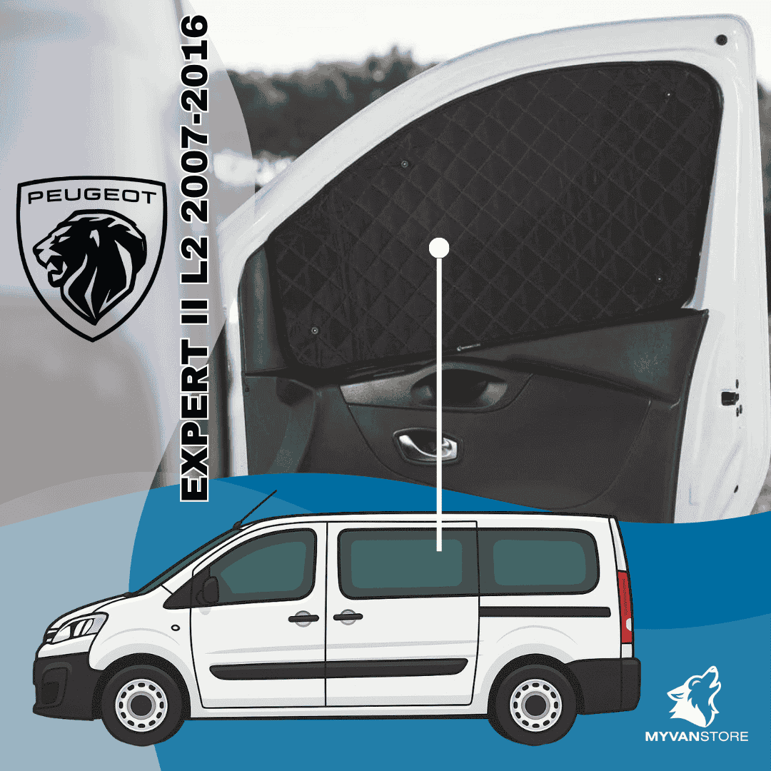 Isolants thermiques occultants Peugeot Expert II L2 2007-2016