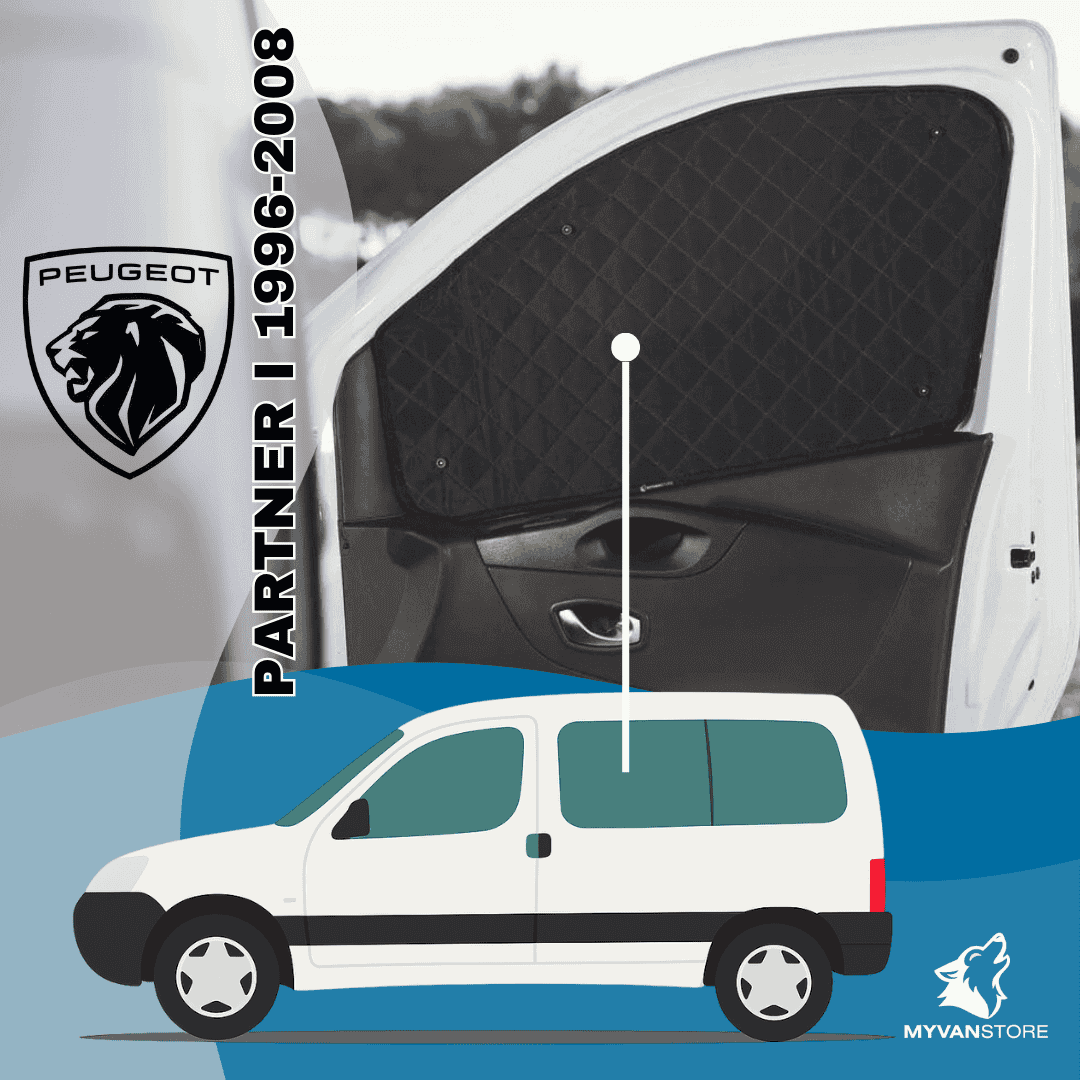 Isolants thermiques occultants Peugeot Partner I 1996-2008