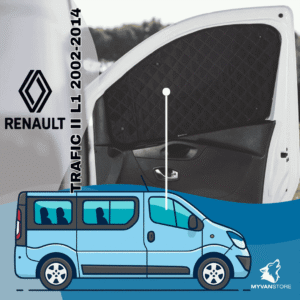 Isolants thermiques occultants Renault Trafic II L1 2002-2014
