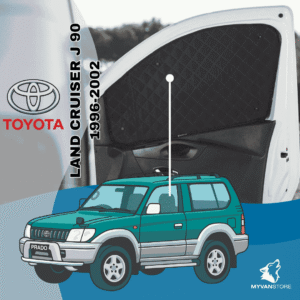 Rideaux occultants et isolants thermiques pare-soleil pour Toyota Land Cruiser J 90 (1996-2002) – améliore le confort et l’isolation des vans aménagés et camping-cars MyVanStore