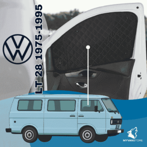 Rideaux occultants et isolants thermiques pare-soleil pour Volkswagen LT 28 (1975-1995) – améliore le confort et l’isolation des vans aménagés et camping-cars MyVanStore