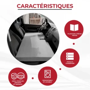 Materasso anteriore per cabina Ford Transit Custom 2012–2023 MyVanStore progettato per van allestito e camper, ideale per offrire un posto letto confortevole e ottimizzare lo spazio tra i sedili anteriori