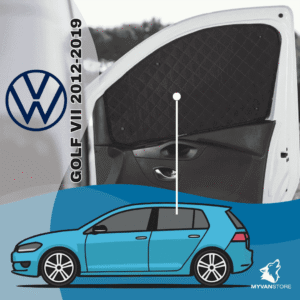 Rideaux occultants et isolants thermiques pare-soleil pour Volkswagen Golf VII (2012-2019) – améliore le confort et l’isolation des vans aménagés et camping-cars MyVanStore