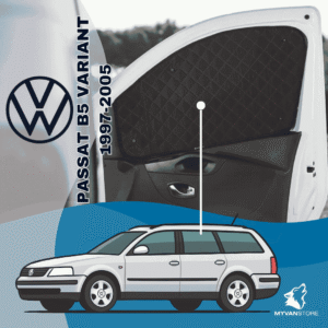 Verdunkelungs- und Thermomatten-Sonnenschutz für Volkswagen Passat B5 Variant (1997–2005) – verbessert den Innenraumkomfort und die Wärmedämmung von Campervans und Wohnmobilen MyVanStore