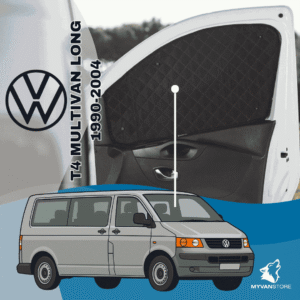 Isolants thermiques occultants Volkswagen T4 Multivan Long 1990-2004