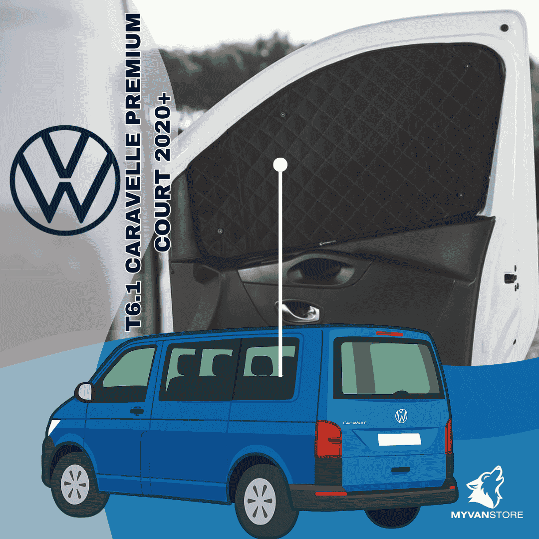 Isolants thermiques occultants Volkswagen T6.1 Caravelle Premium Court 2020+