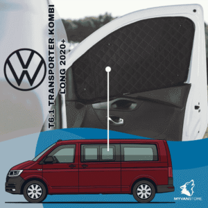 Isolants thermiques occultants Volkswagen T6.1 Transporter Kombi Long 2020+