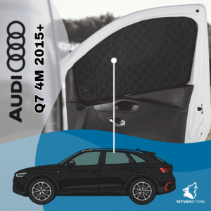 Rideaux occultants et isolants thermiques pare-soleil pour Audi Q7 4M (à partir de 2015), parfaits pour van aménagé ou camping-car