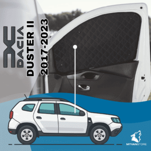 Rideaux occultants et isolants thermiques pare-soleil pour Dacia Duster II, parfaits pour van aménagé ou camping-car