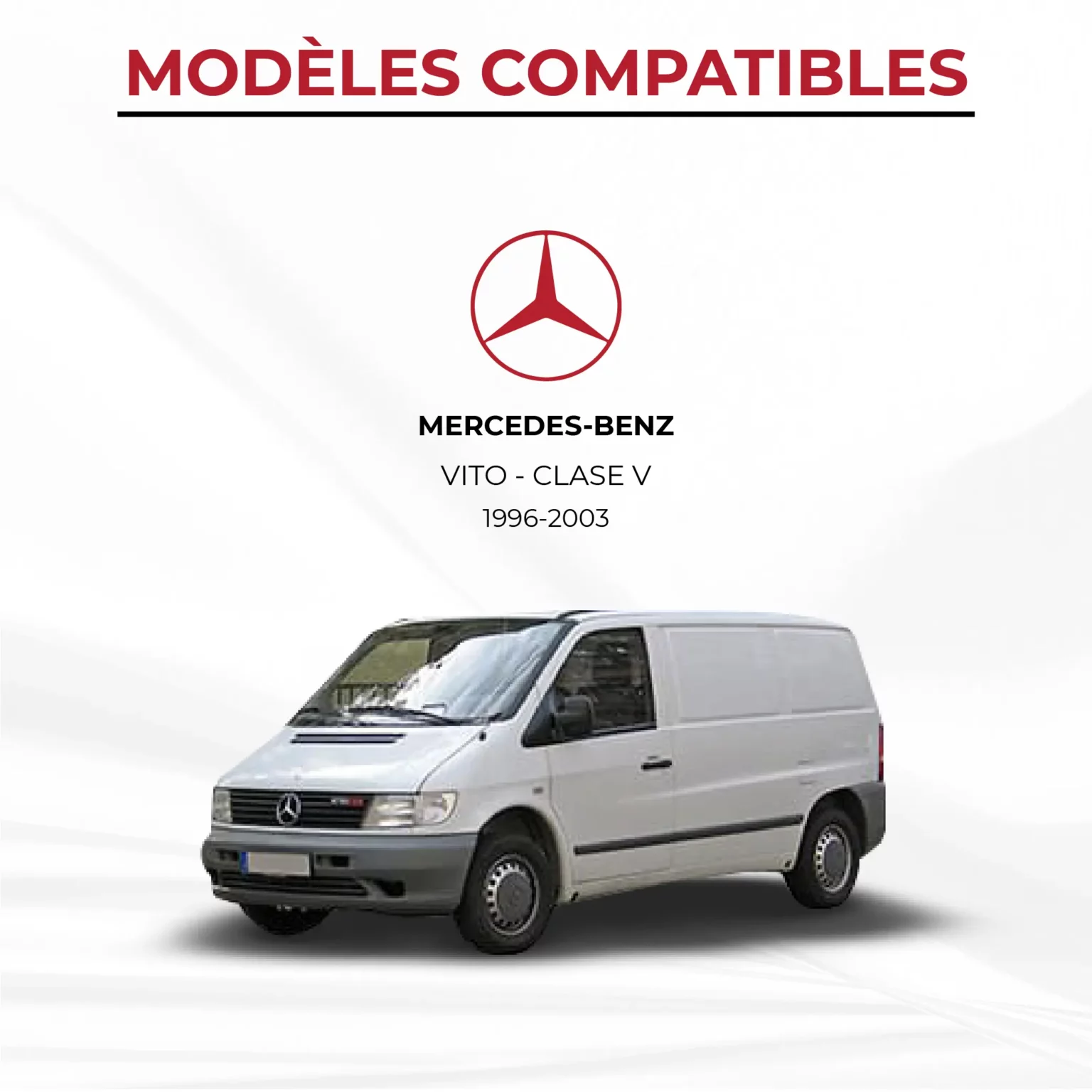 Letto anteriore per Mercedes Vito W638 1996–2003 MyVanStore progettato per van allestito e camper, ideale per offrire un posto letto confortevole e ottimizzare lo spazio tra i sedili anteriori