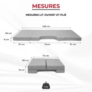 Matelas avant pour cabine Mercedes Vito Viano W639 W647 boîte automatique MyVanStore conçu pour van aménagé et camping car afin d’offrir un couchage confortable et optimiser l’espace entre les sièges avant