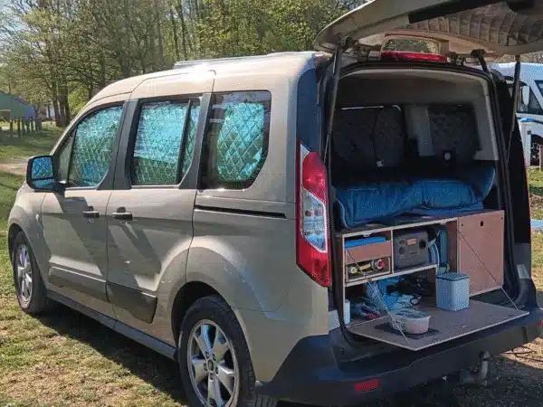 Rideaux occultants isolants thermiques pare-soleil avant pour van aménagé