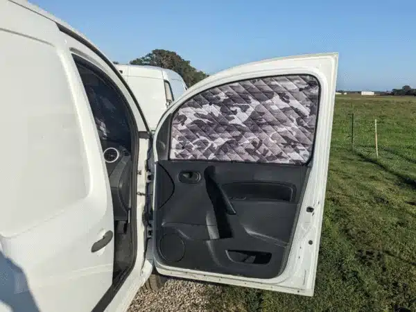 Rideaux occultants isolants thermiques pare-soleil avant pour van aménagé