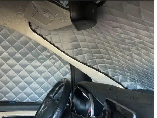 Rideaux occultants isolants thermiques pare-soleil avant pour van aménagé