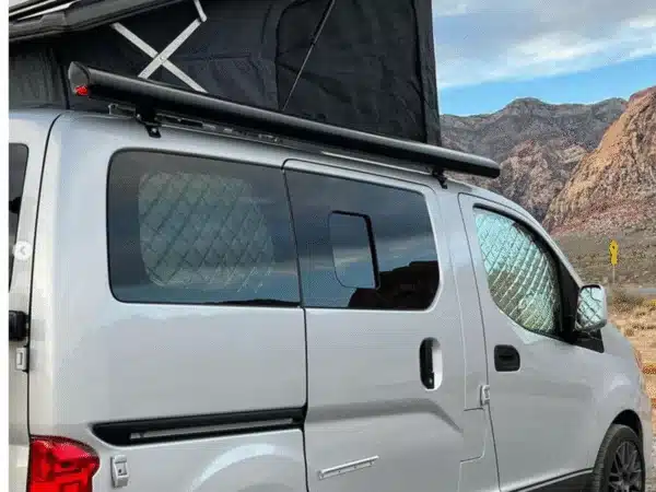 Rideaux occultants isolants thermiques pare-soleil avant pour van aménagé